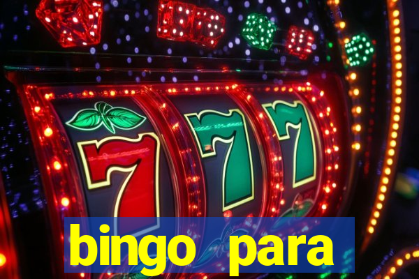 bingo para despedida de solteira para imprimir